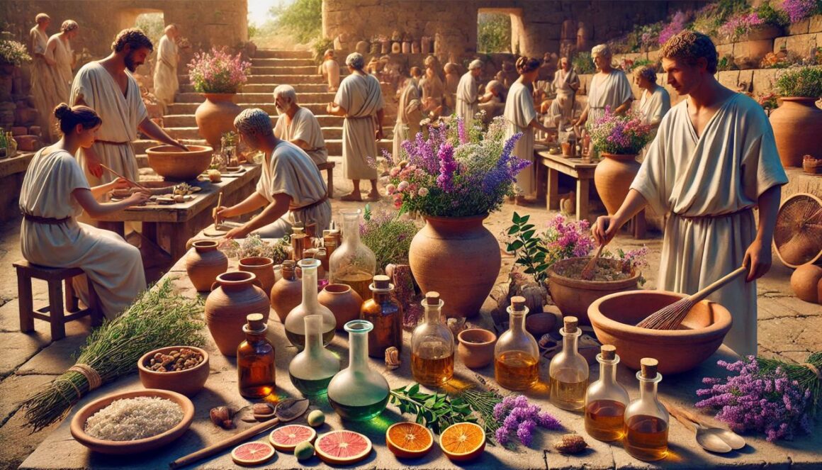 ancient roman market