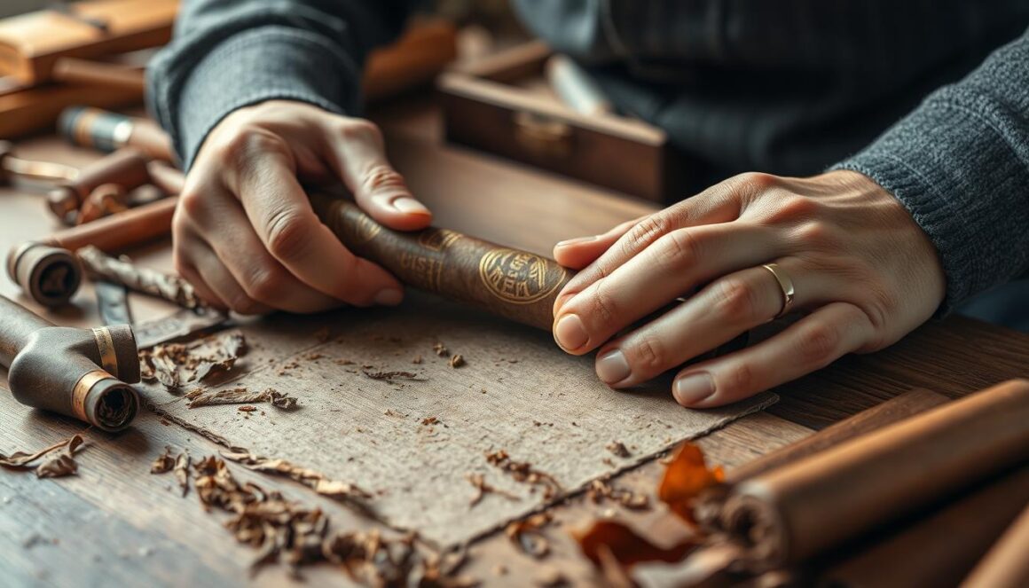 Artisanal Cigar Rolling Craftsmanship