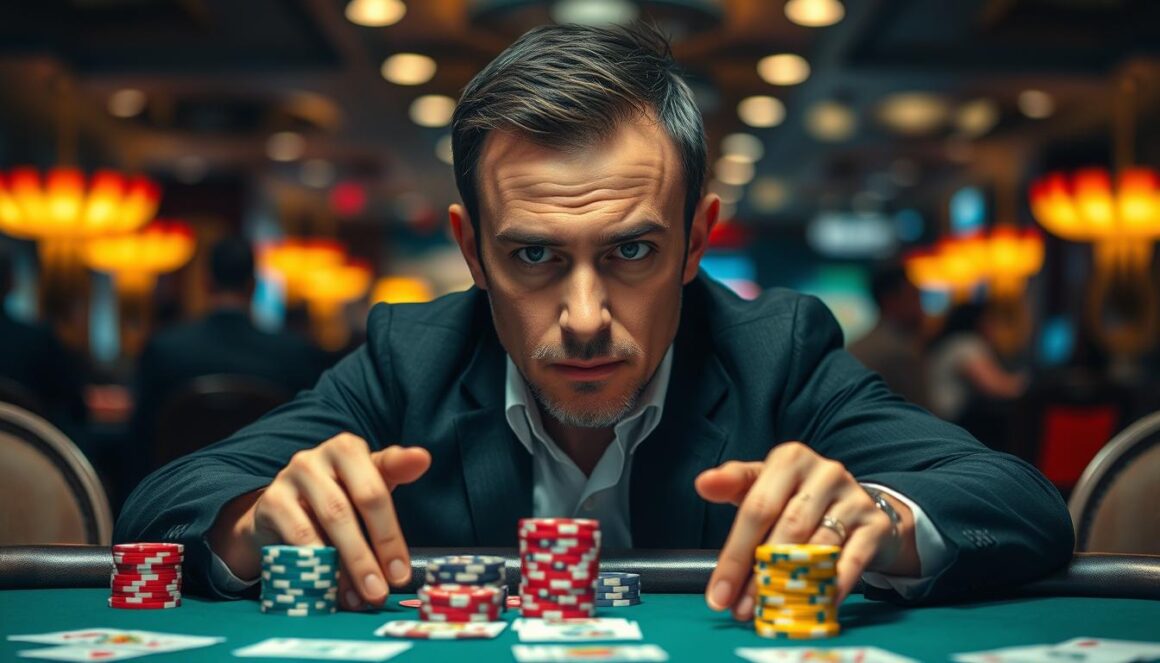 Poker Player Emotional Control