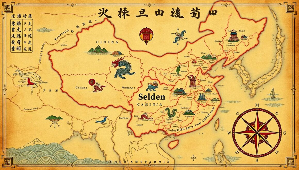 Selden Map of China Ancient Cartographic Artifact