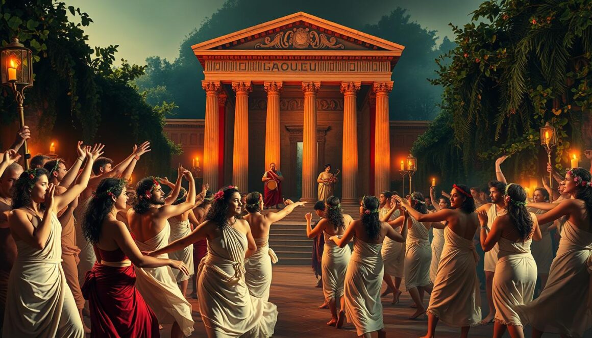 Ancient Roman Bacchanalia Festival