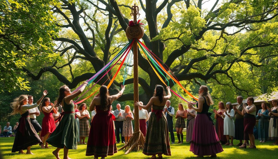 Celtic Maypole Ritual Celebration